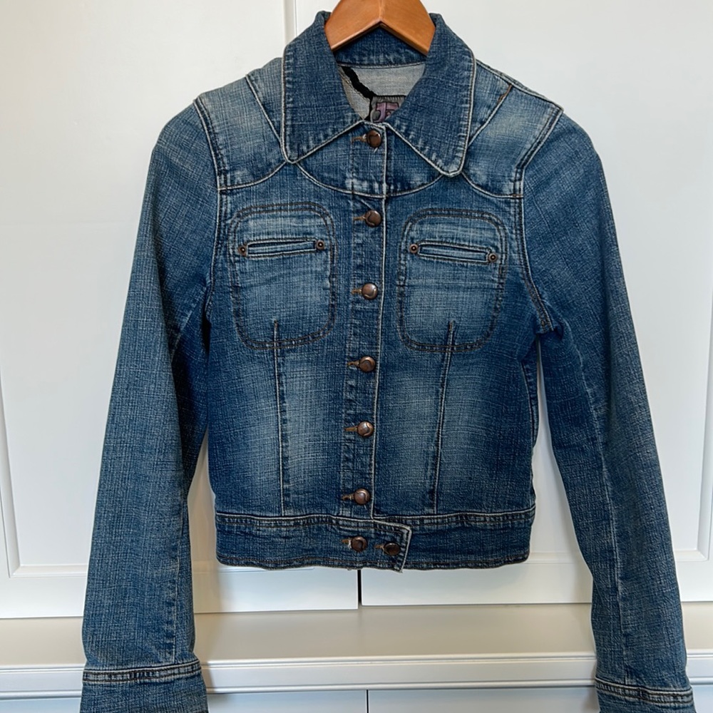 Womans Joe jean jacket size Medium